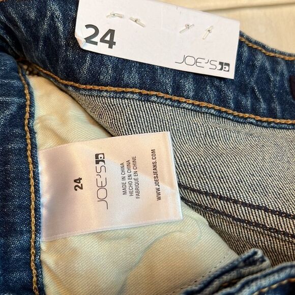 Joes Jeans Roll-Cuff Denim Shorts -Burden- Size 24- NWT - Picture 6 of 9